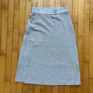 Aiayu 100% Baby Llama Wool Knit Skirt M